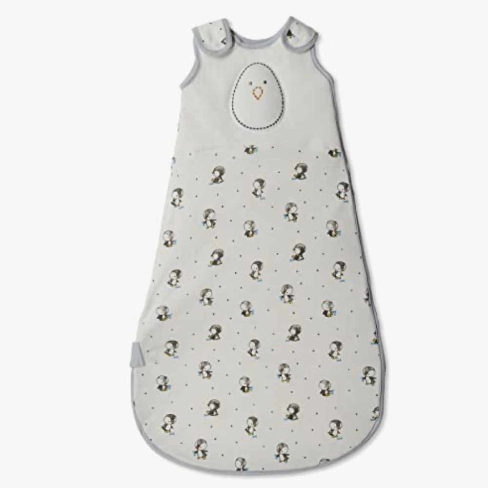 Set of 2 Nested Bean Zen Sack Premier | Gently weighted sleep sacks penguin